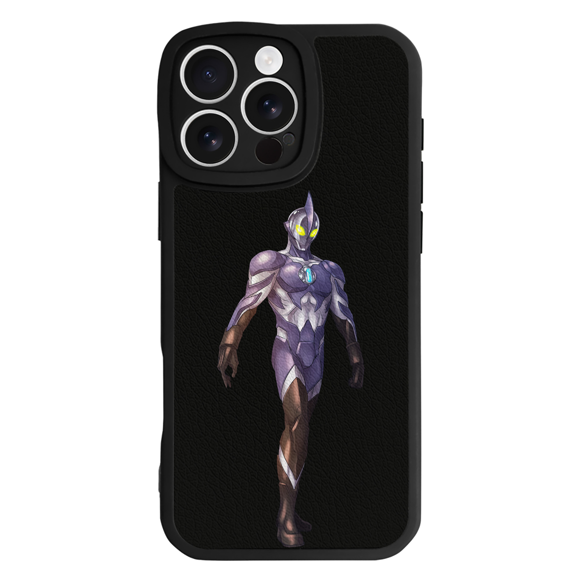 （画像用） ウルトラマン Ultraman 【iPhone 16シリーズ対応】シリコンスマホケース（レザー調） 材質：シリコン